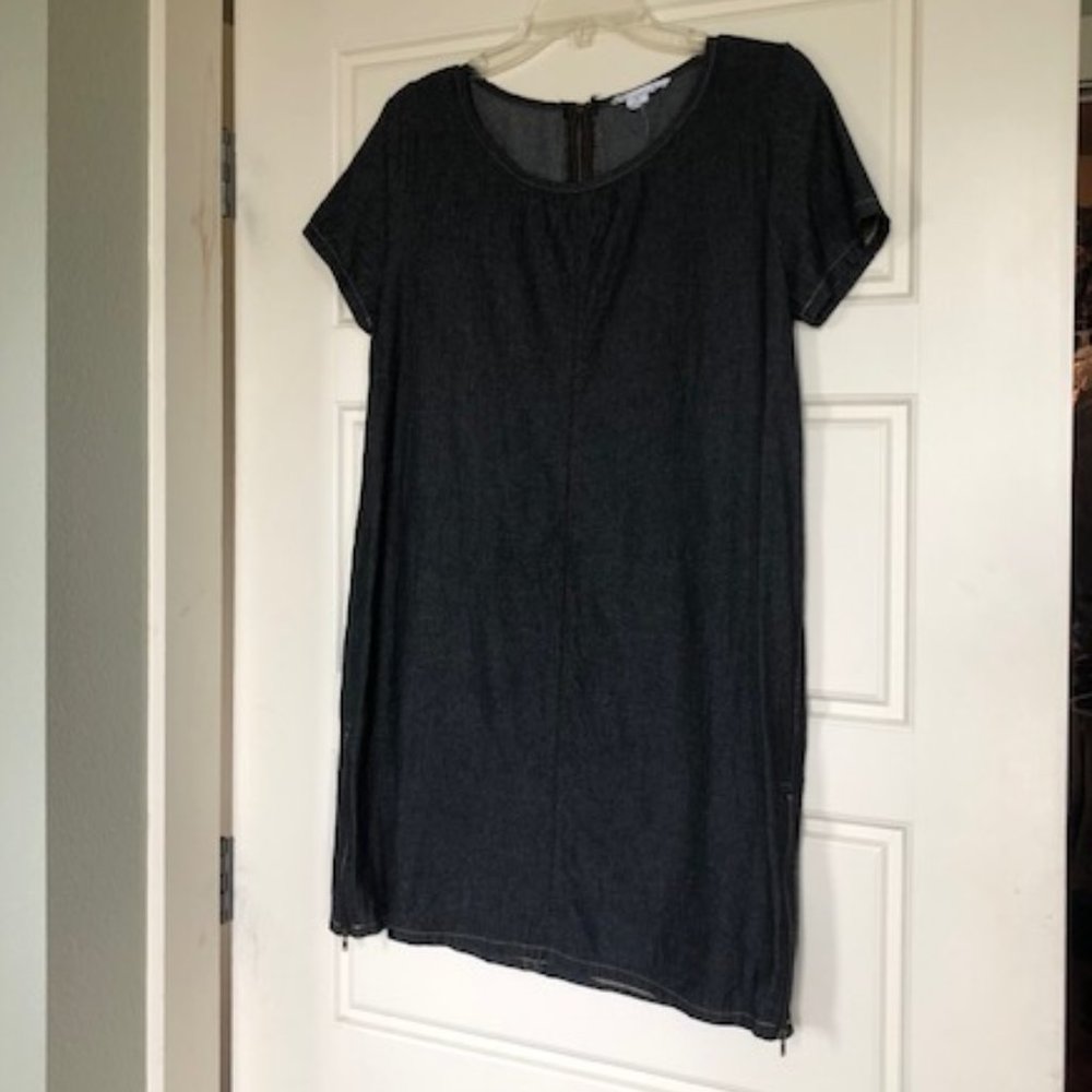 Denim Knee-Length Dress - Medium